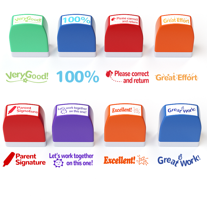 8 Teacher stamps Classroom Tea – Self Inking Stamp Bewertung und Preis