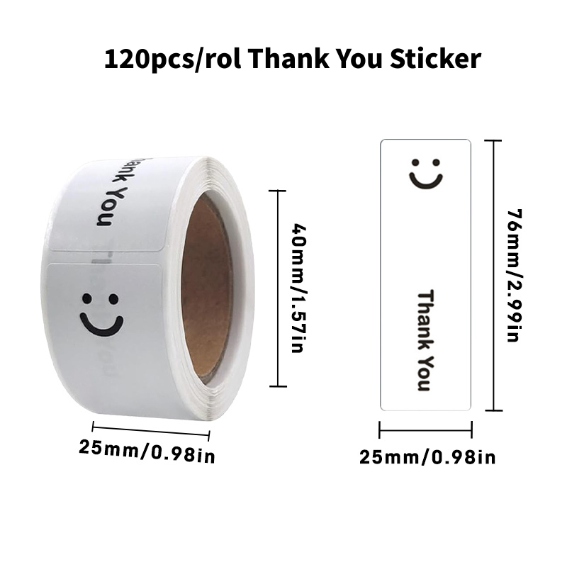 KAYSION 120Pcs/Roll Thank You  – Sticker Label Roll Bewertung und Preis