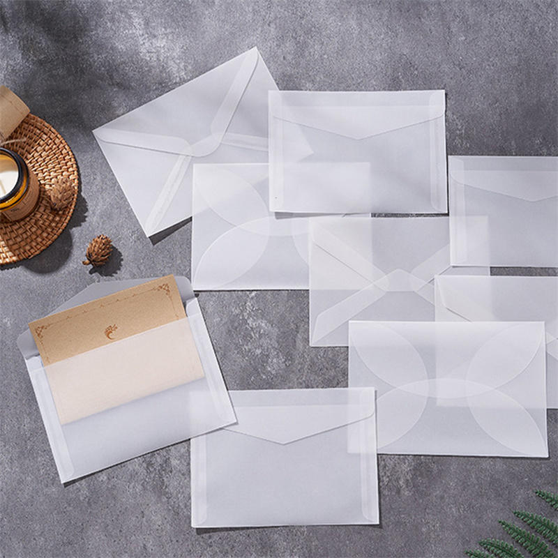50pcs/lot Blank Translucent En – Letter Envelope Kraft Bewertung und Preis