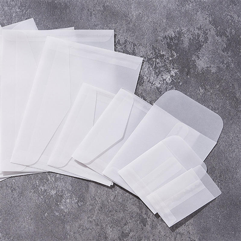 50pcs/lot Blank Translucent En – Letter Envelope Kraft Bewertung und Preis