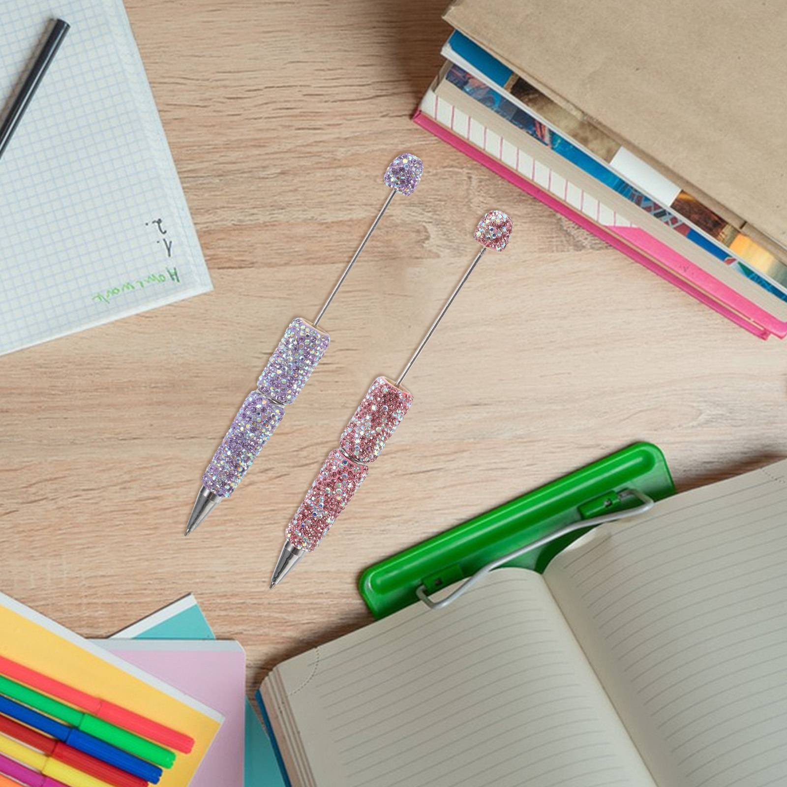 2Pcs Dazzling Crystal Rhinesto – Ideal Stationery & Office Supply Bewertung und Preis