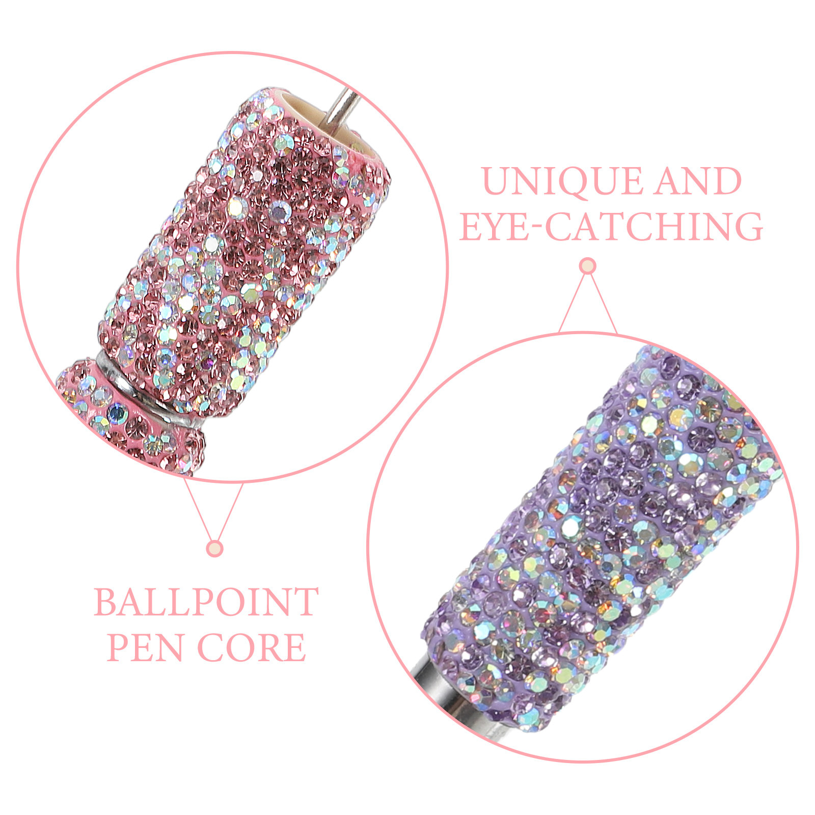 2Pcs Dazzling Crystal Rhinesto – Ideal Stationery & Office Supply Bewertung und Preis