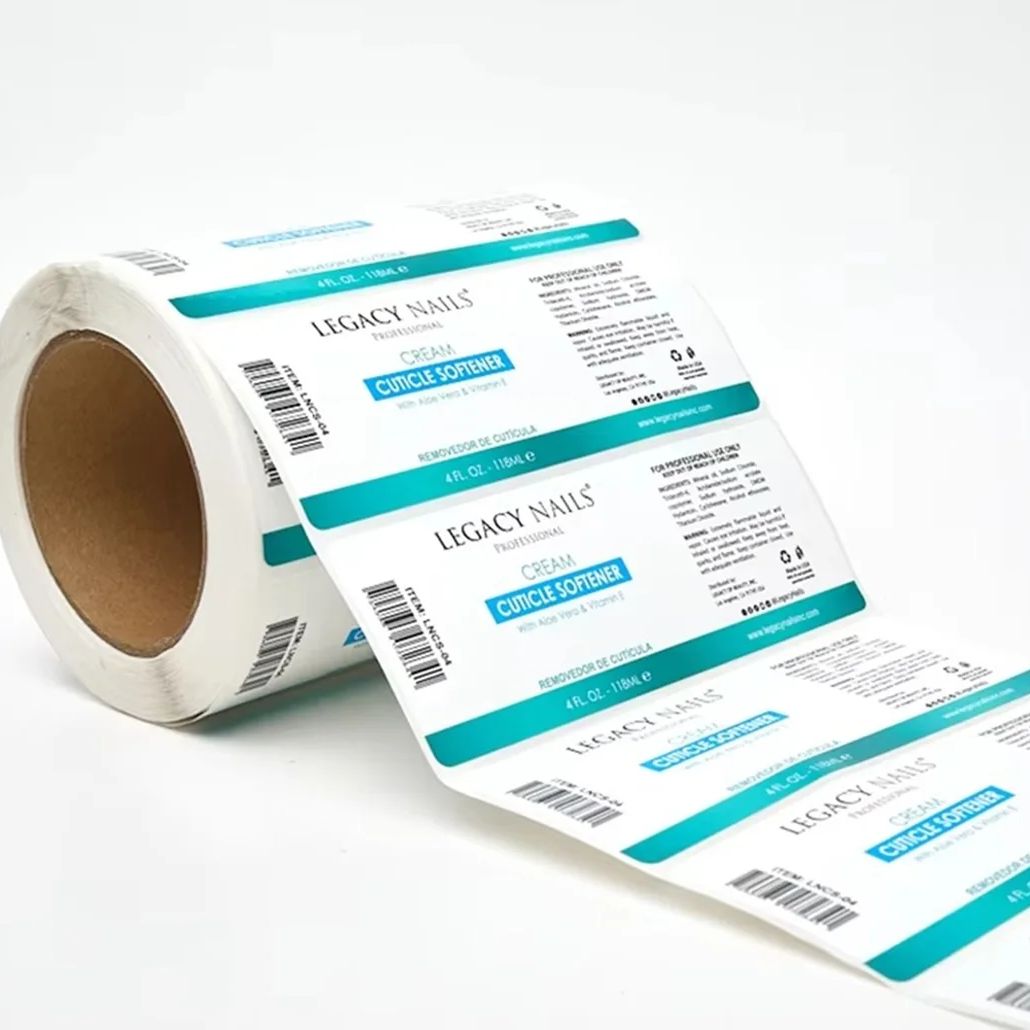 Custom Waterproof Vinyl Label  – Sticker Label Roll Bewertung und Preis