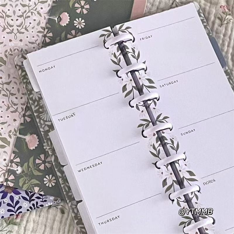 Slim Type Mushroom Hole Loose  – Planner Weekly Budget Bewertung und Preis