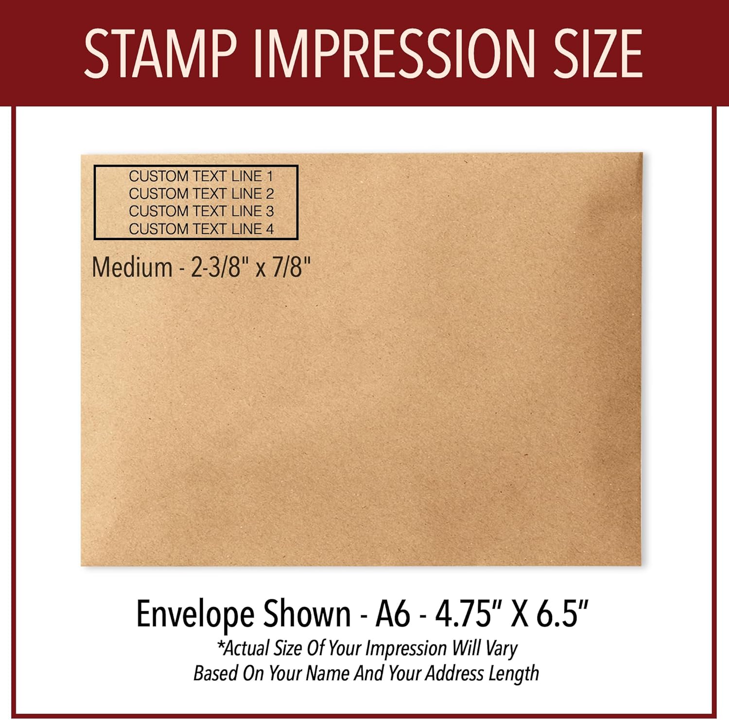 Custom 4-Line Address Stamp, S – Self Inking Stamp Bewertung und Preis