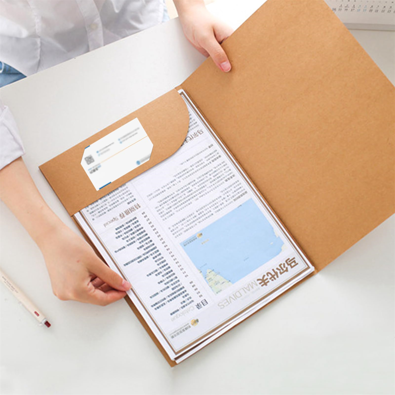 10pcs Kraft Paper Document Hol – Letter Envelope Kraft Bewertung und Preis