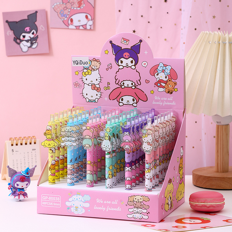 48pcs Gel Pen Kuromi KT My Mel – Stationery Supplier Bewertung und Preis