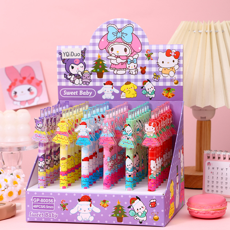 48pcs Gel Pen Kuromi KT My Mel – Stationery Supplier Bewertung und Preis