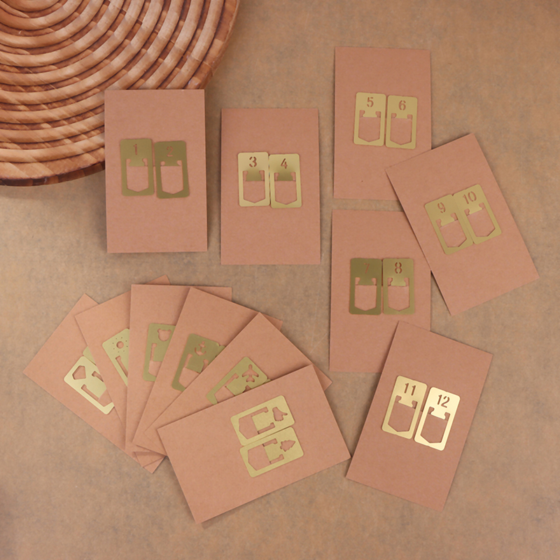 Vintage Stationery; 12pcs Bras – Ideal Stationery & Office Supply Bewertung und Preis