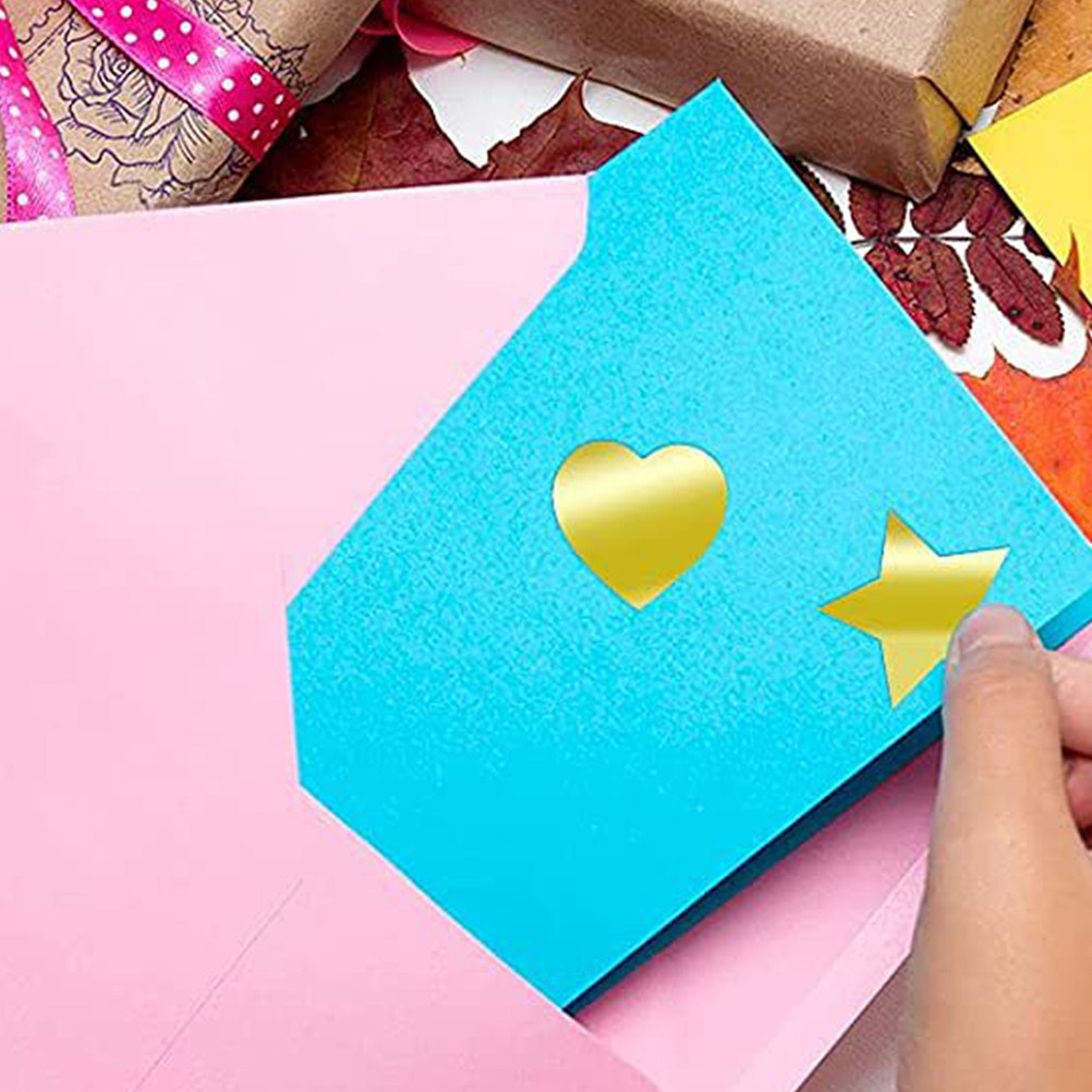 2 Rolls Heart-Shaped Round Sea – Sticker Label Roll Bewertung und Preis