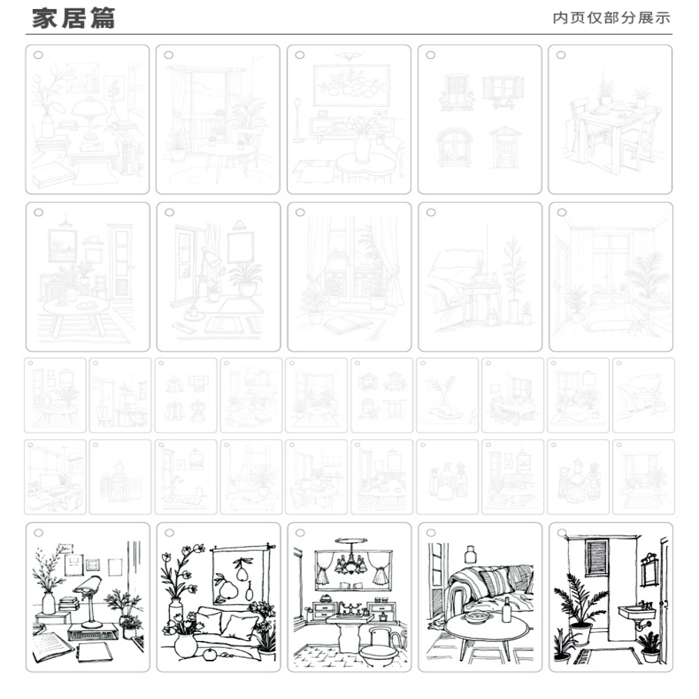 Coloring Book Portable Loose L – Art Sketchbook Ring Bewertung und Preis