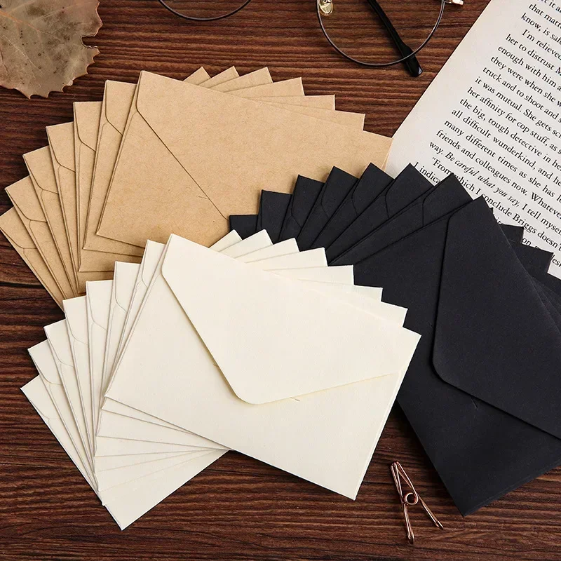 20/40/80PCS Classical White Bl – Letter Envelope Kraft Bewertung und Preis