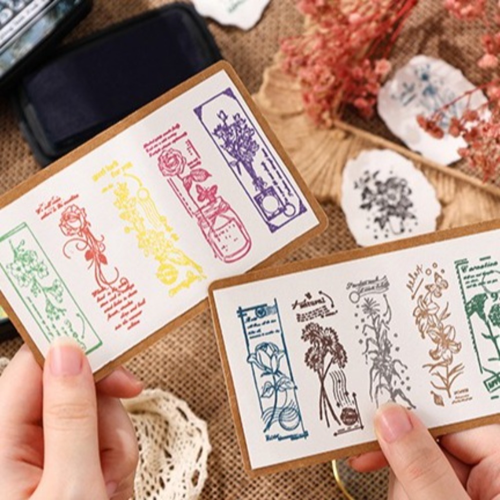 New Colorful Ink Pad Rectangul – Self Inking Stamp Bewertung und Preis