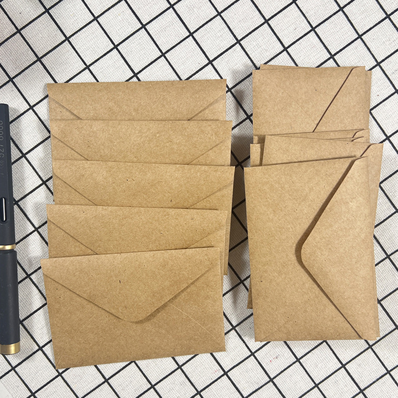 50pcs Kraft Brown Paper Envelo – Letter Envelope Kraft Bewertung und Preis